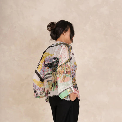 Spring White Kimono