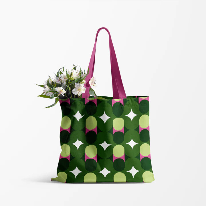 Cotton Tote Bag - Grafico 6-black flamingo store