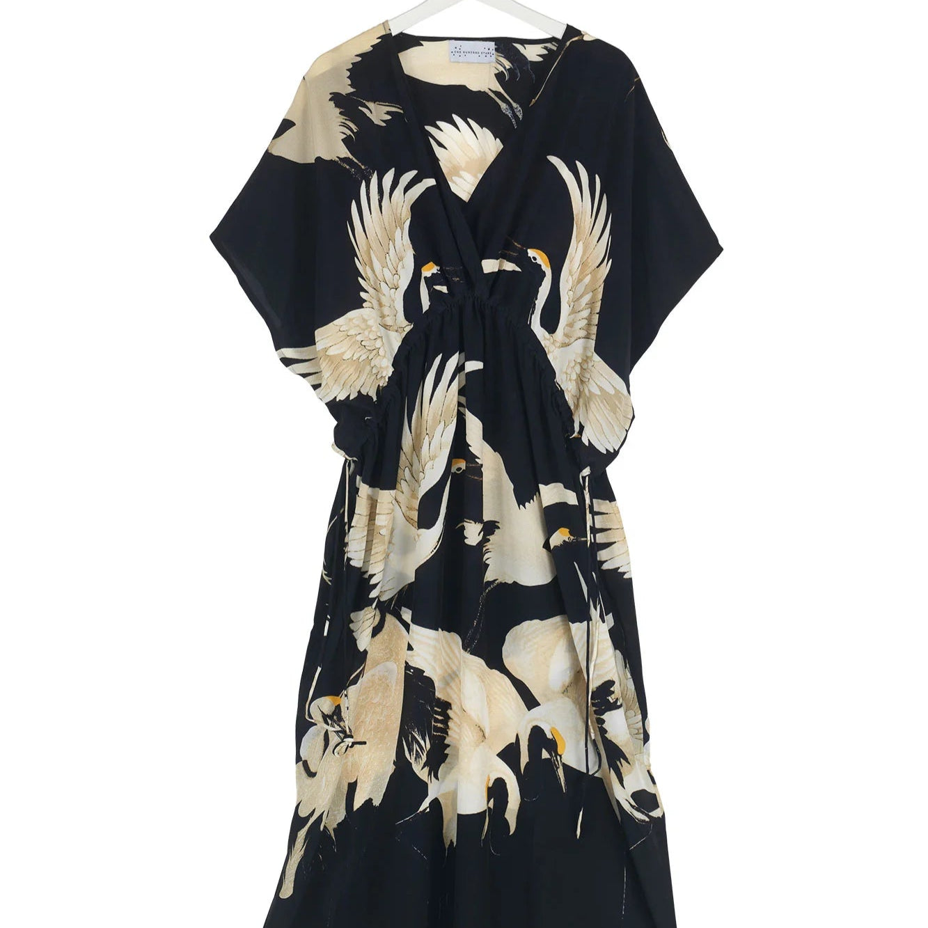 Stork Black String Dress