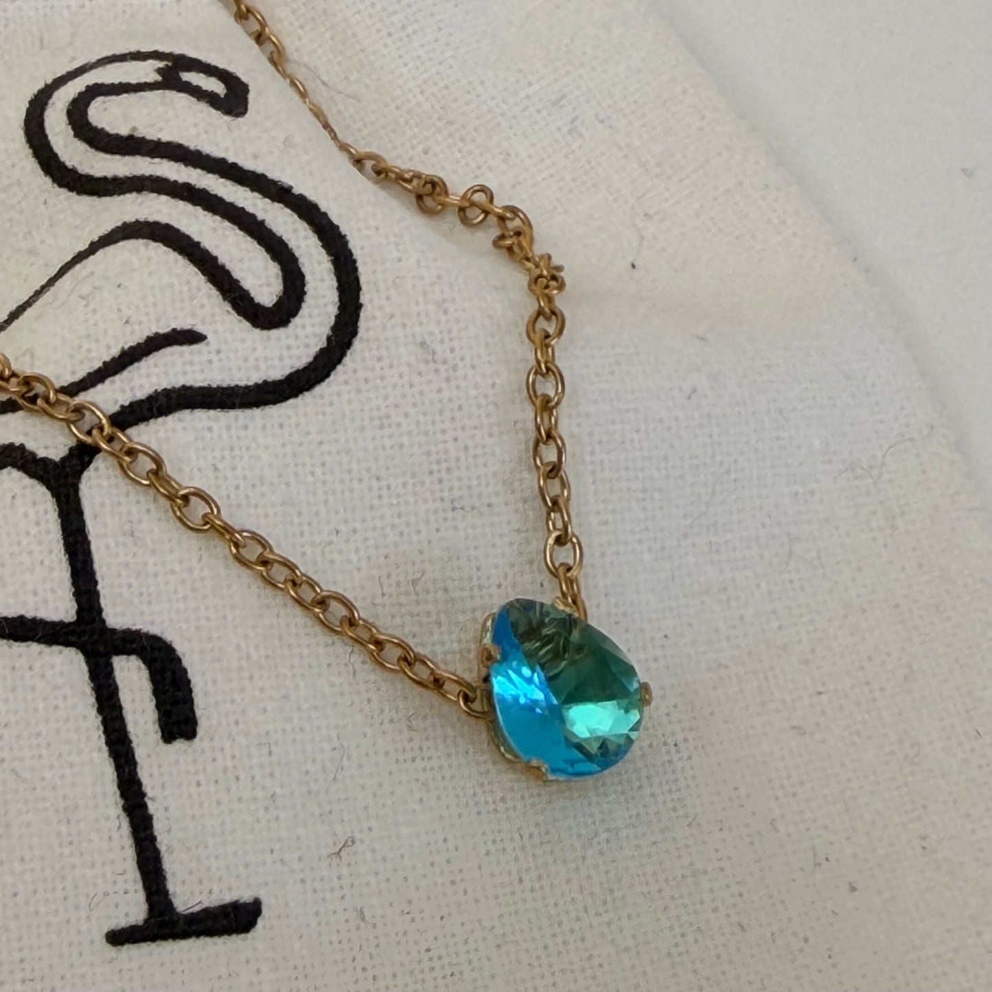 Black Flamingo - Stella Birth Month Necklaces