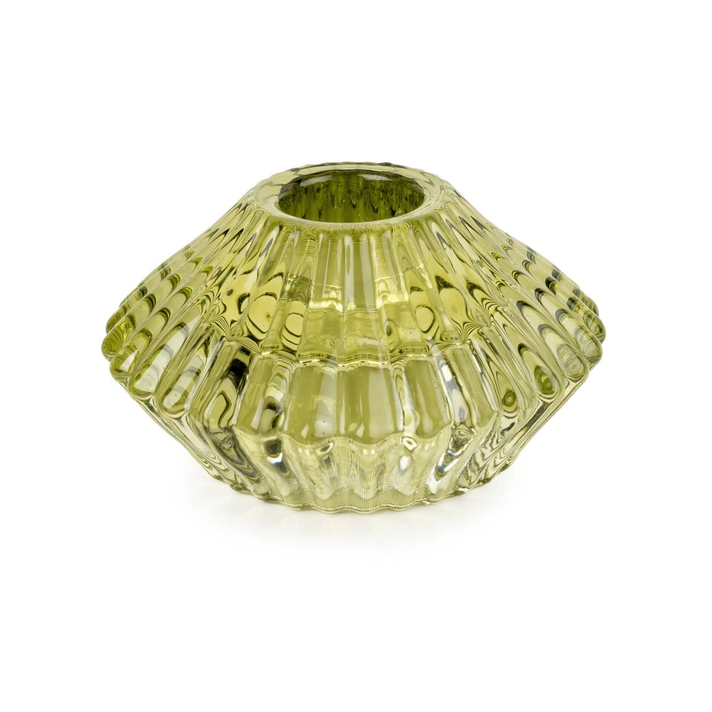 Diamond Candleholder - Green