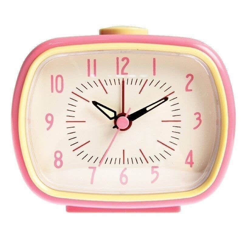 Retro Alarm Clock - Pink