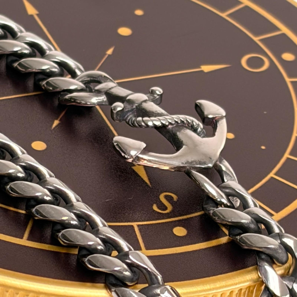 Solid Stainless Steel Anchor Bracelet