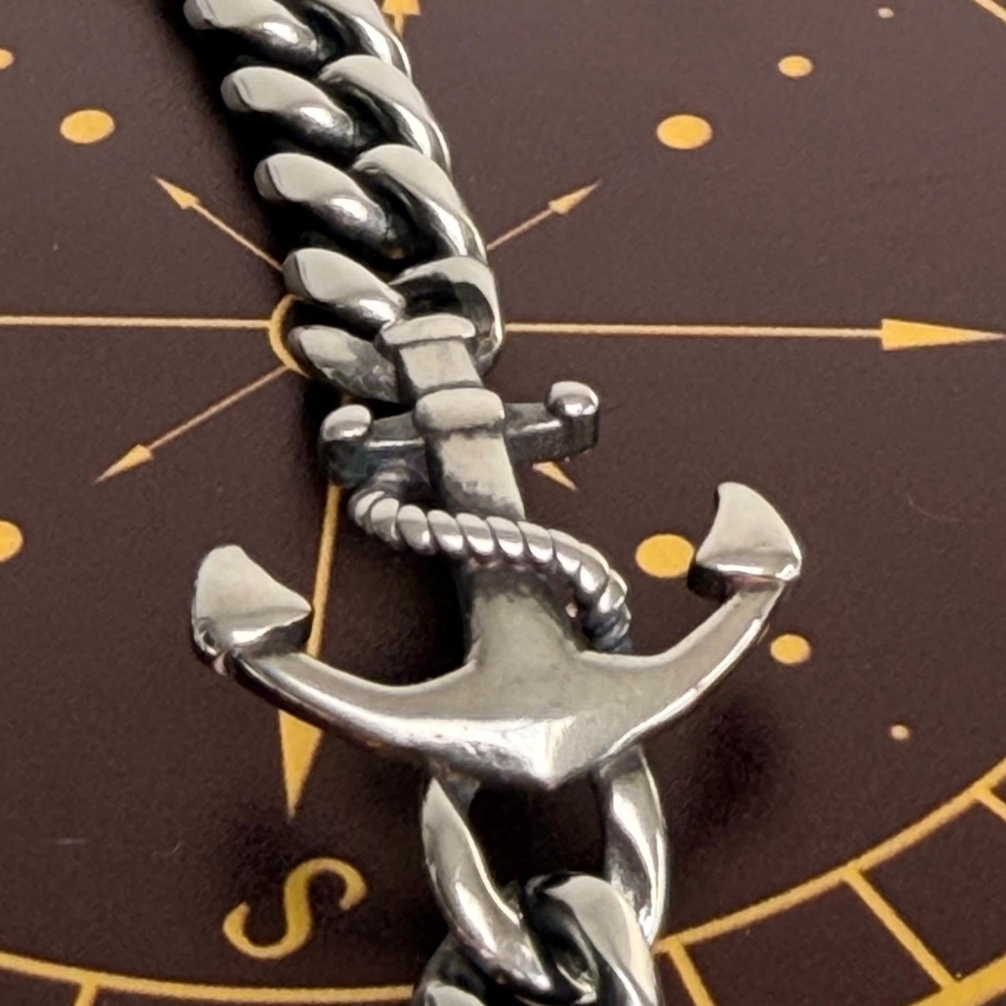 Solid Stainless Steel Anchor Bracelet