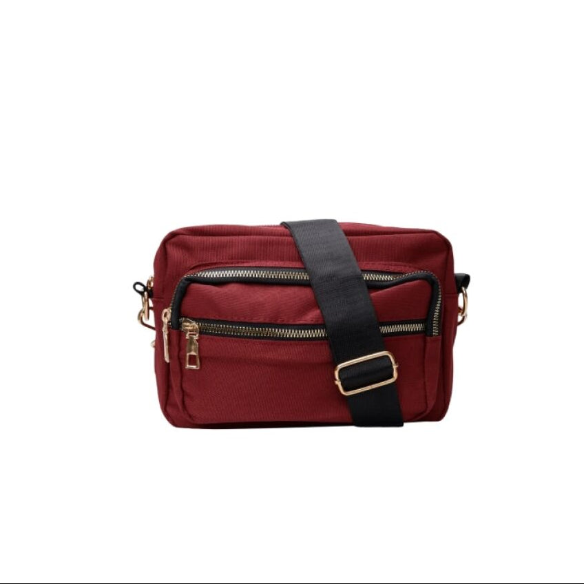 Black Colour - Vanda Crossover bag - Wine