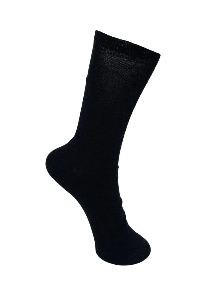 Black Colour Socks - Lurex - Various Colours