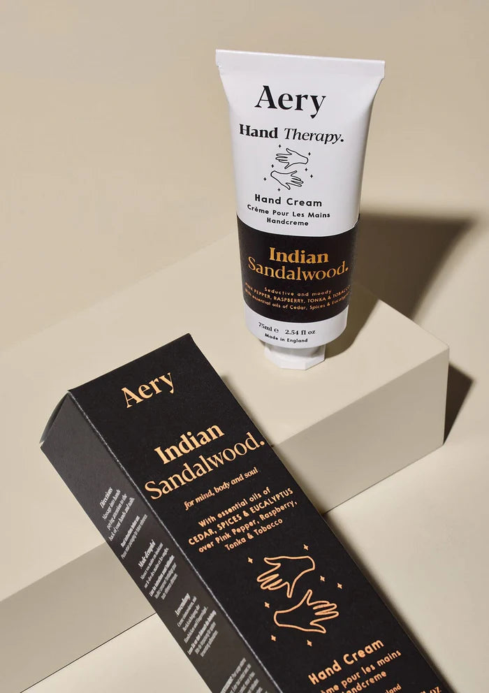 Aery Indian Sandalwood Hand Cream- Pepper Raspberry and Tonka