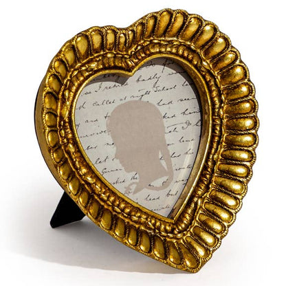 Small Gold Heart Photo Frame