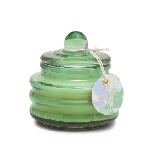Paddywax - Beam 85g Glass Candle - Green - Catcus Flower
