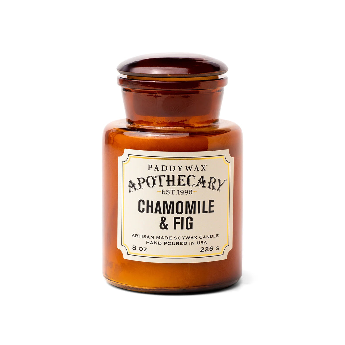 Paddywax - Apothecary 226g Glass Jar Candle - Chamomile & Fig