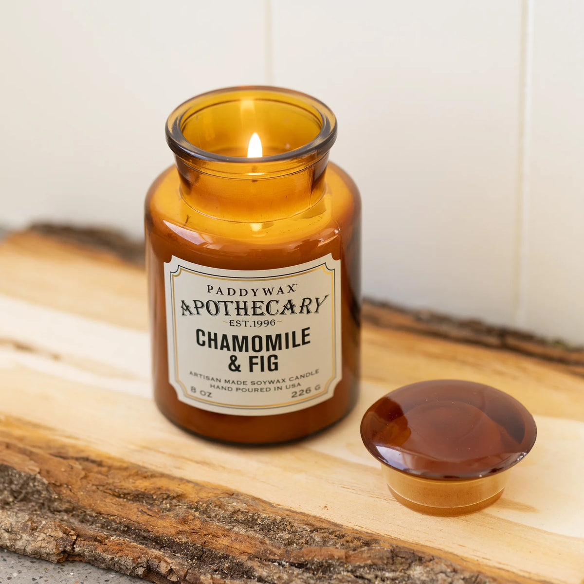 Paddywax - Apothecary 226g Glass Jar Candle - Chamomile & Fig