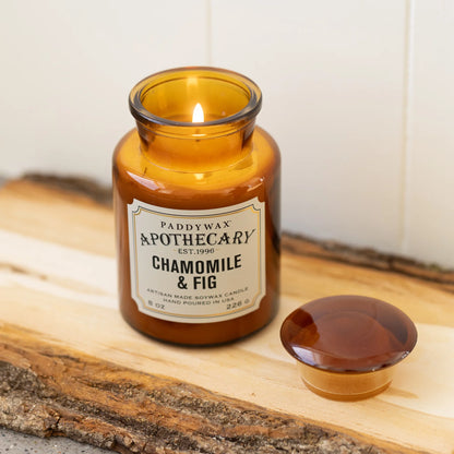 Paddywax - Apothecary 226g Glass Jar Candle - Chamomile & Fig
