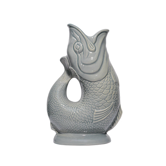 Dark Grey Original Gluggle Jug Pitcher Vase: XL (27,5cm high, 1,2 liter)