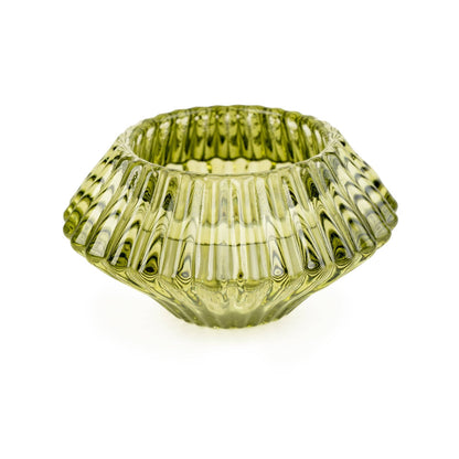 Diamond Candleholder - Green