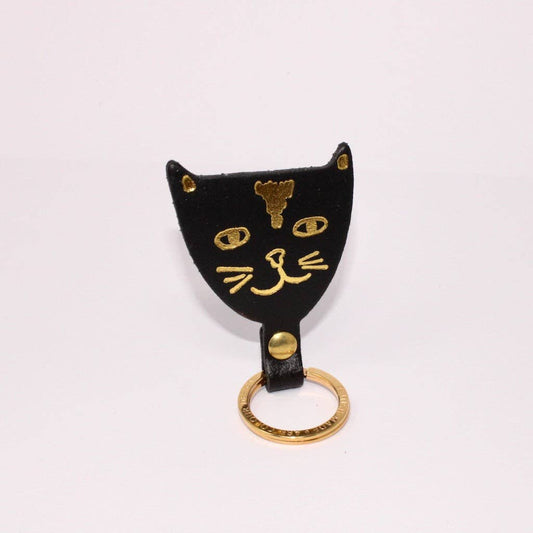 Cat Head Key Fob: Black