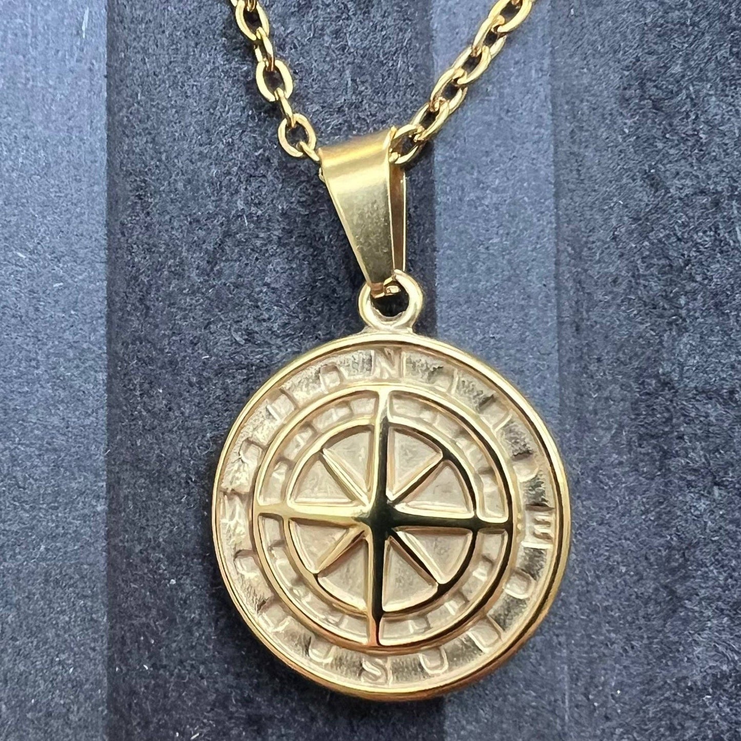 Sons Limited - Compass Necklace - Gold