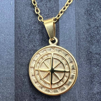Sons Limited - Compass Necklace - Gold