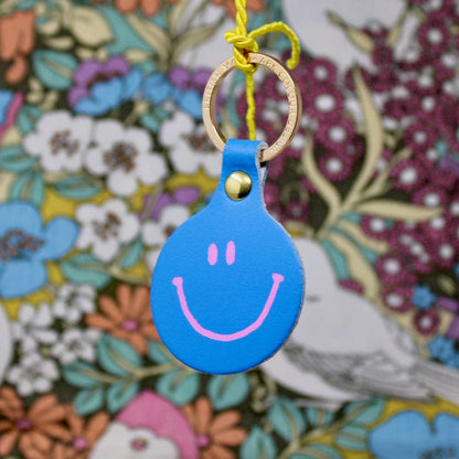Feeling Lush Smilie Key Fob: Yellow