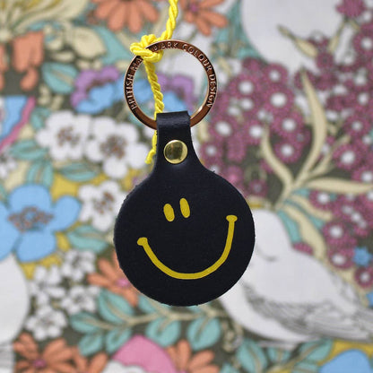 Feeling Lush Smilie Key Fob: Yellow