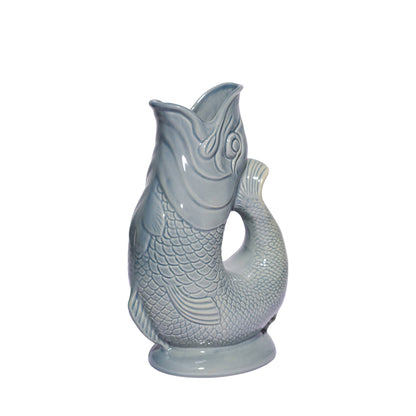 Dark Grey Original Gluggle Jug Pitcher Vase: XL (27,5cm high, 1,2 liter)
