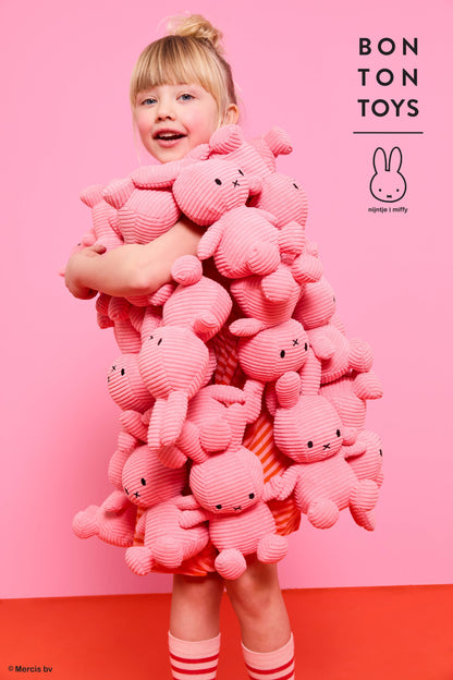 Miffy Corduroy ECO Bubblegum Pink 23cm