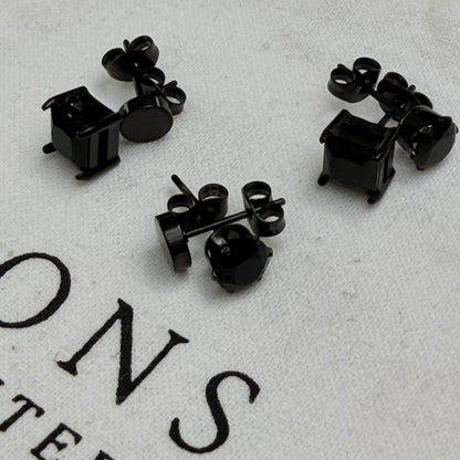Sons Limited - Black Zircon Studs - Mixed Pairs