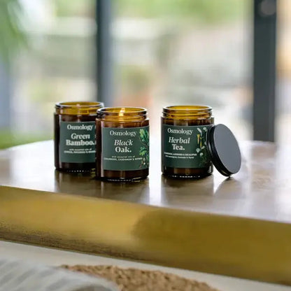 Green Bamboo Scented Jar Candle