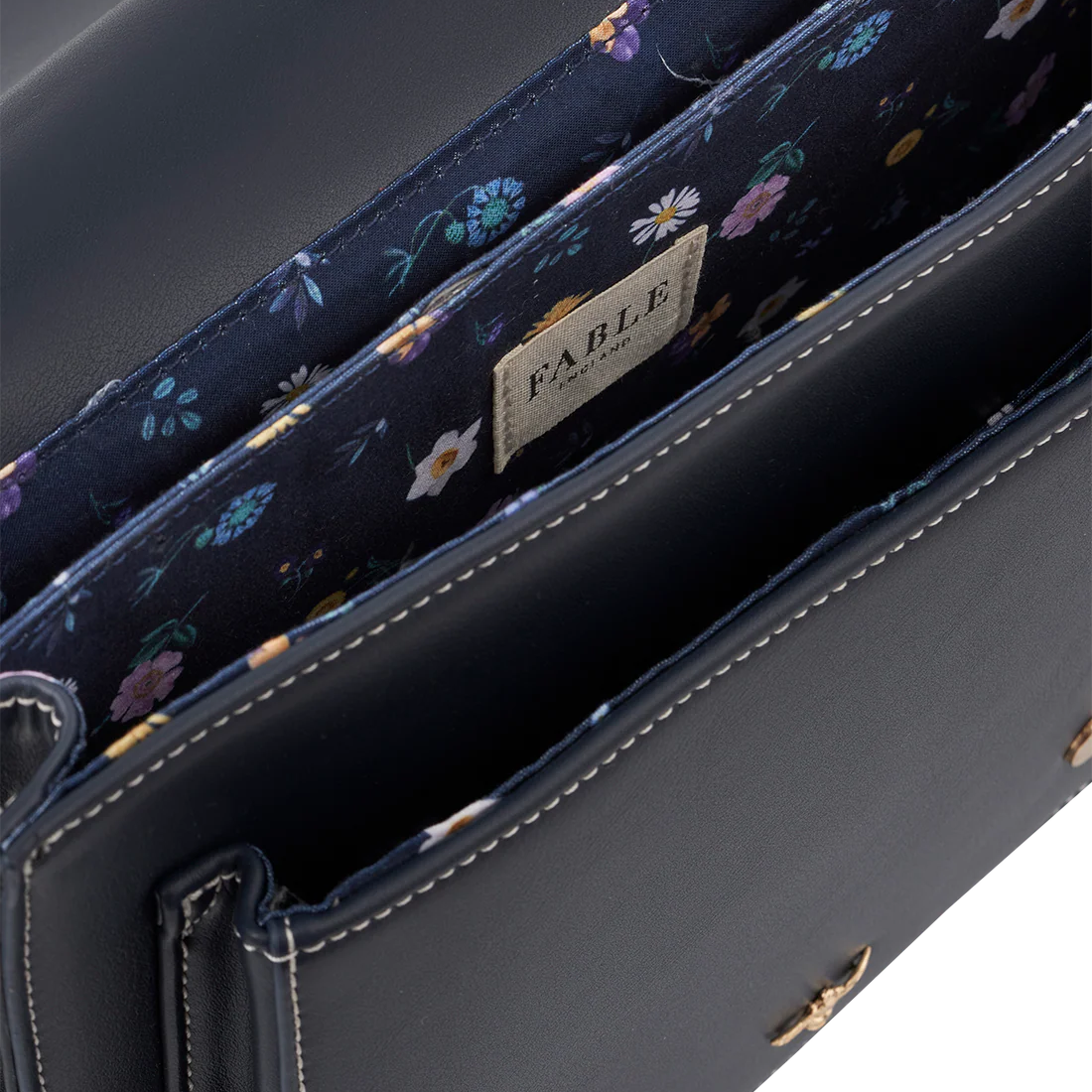 Fable England - Ditzy Navy Satchel
