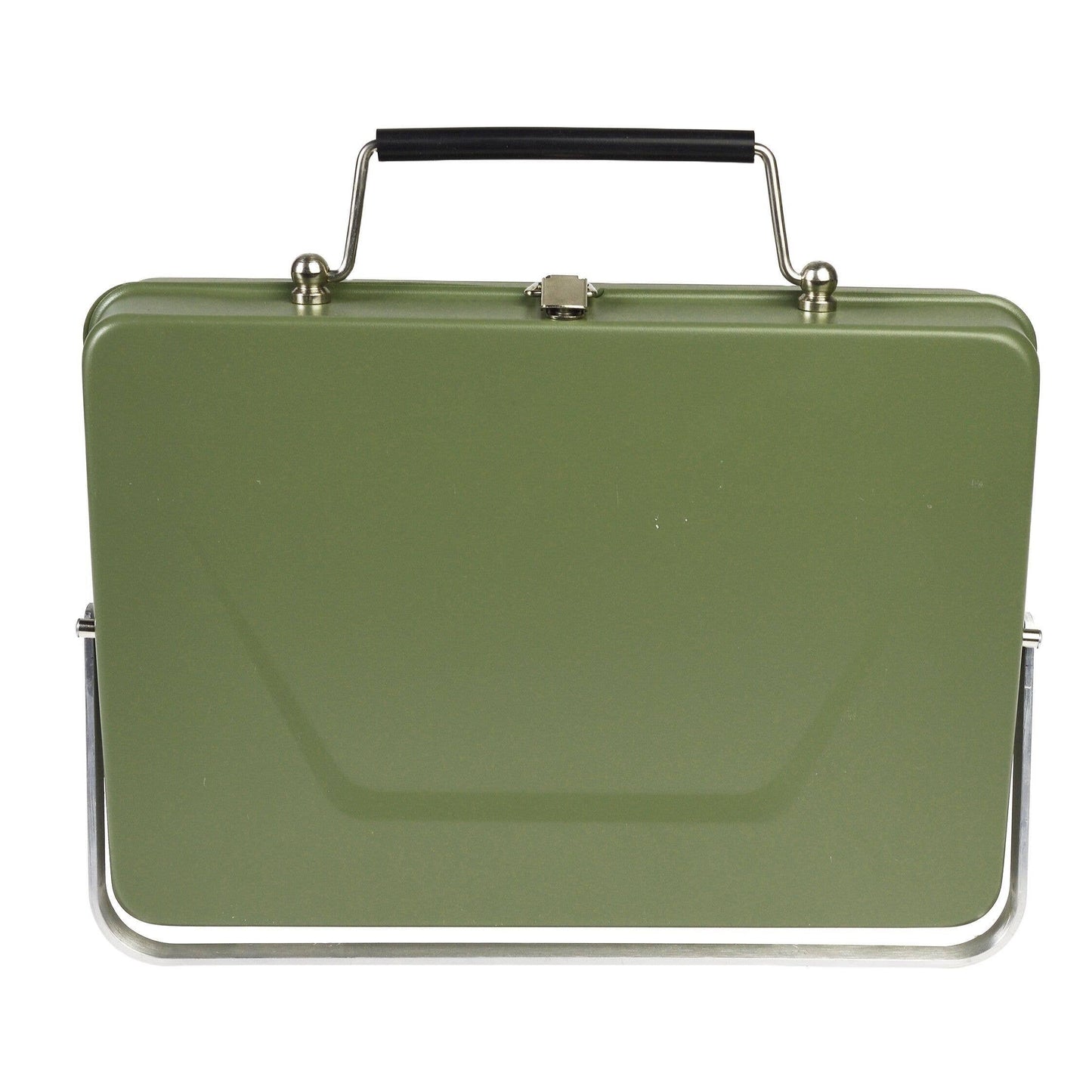 Portable Suitcase Bbq - Khaki Green