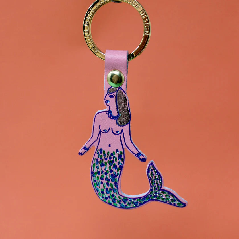 Mermaid Key Fob (Pink)