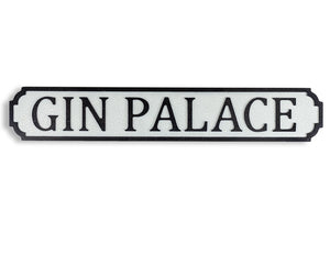 Gin Palace Road Sign