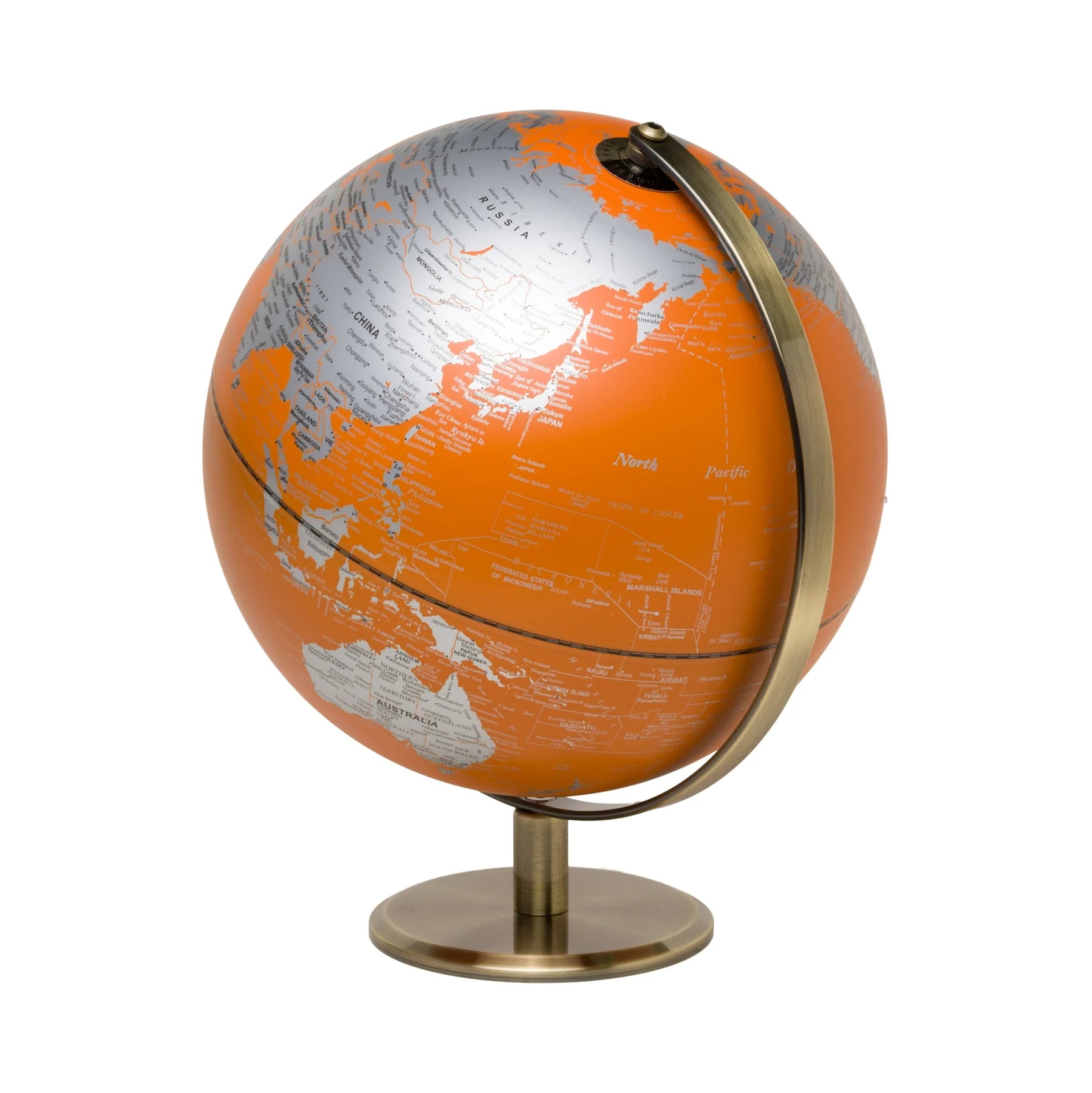 10" Globe Light in Orange