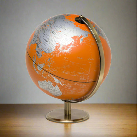10" Globe Light in Orange