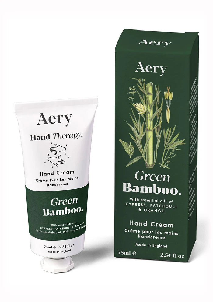 Aery Green Bamboo Hand Cream- Cypress Patchouli and Orange