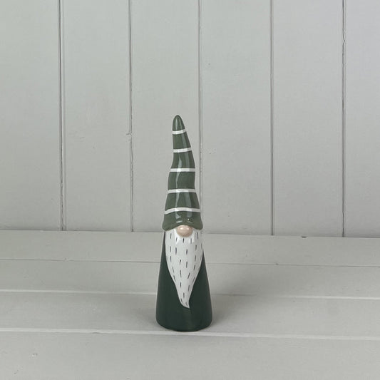 Medium Green/White Gonk Ceramic Ornament