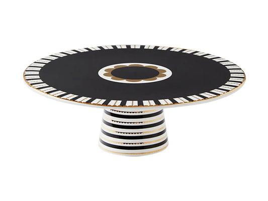 M&W Regency Footed Cake Stand - Black