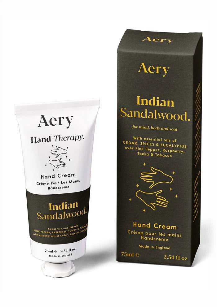 Aery Indian Sandalwood Hand Cream- Pepper Raspberry and Tonka