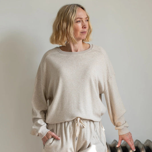 Chalk Kerrie Sweatshirt - Beige