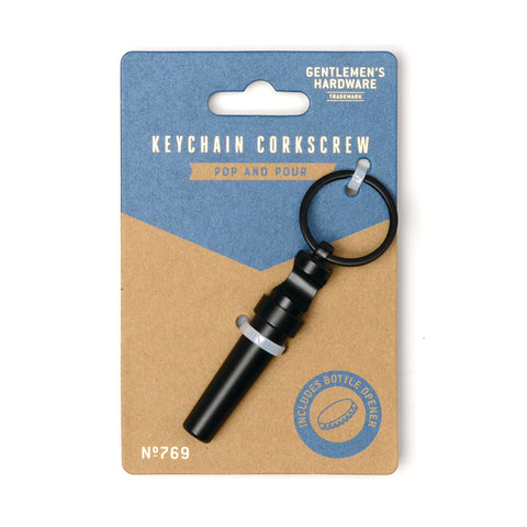 Mini Keychain Corkscrew