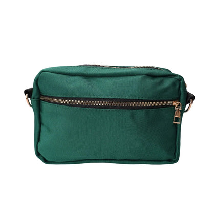 Black Colour - Vanda Crossover bag - Petrol Green