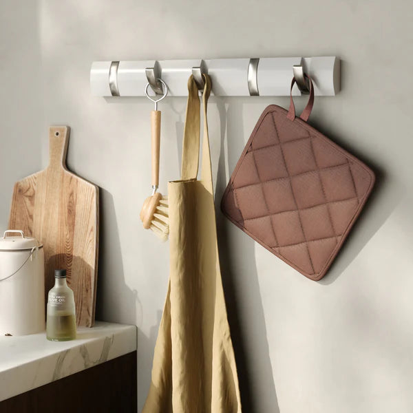 Flip 5 Wall Hook - White
