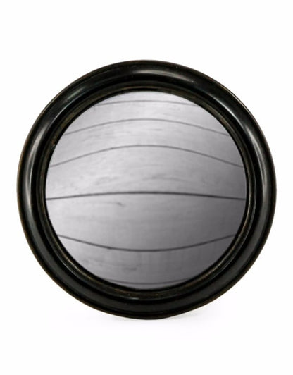 Antique Black Framed Convex Mirrors in Various Sizes-black flamingo store