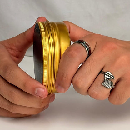 Steel Grey Wrap Around Arrow Ring