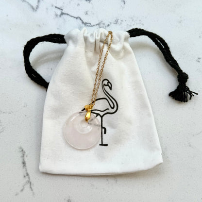 Circee Rose Quartz Necklace