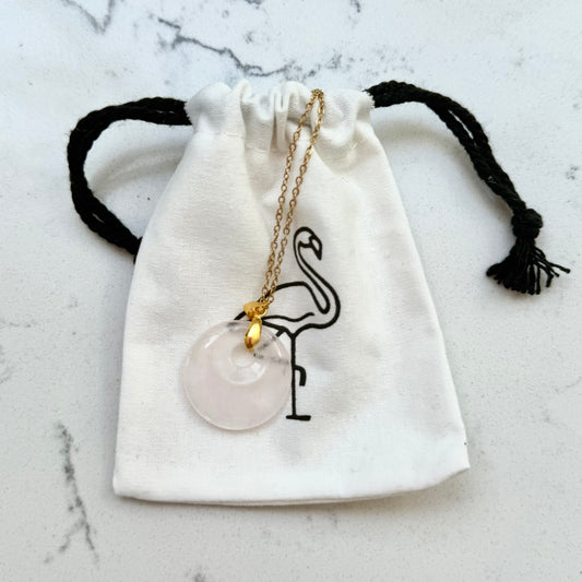 Circee Rose Quartz Necklace