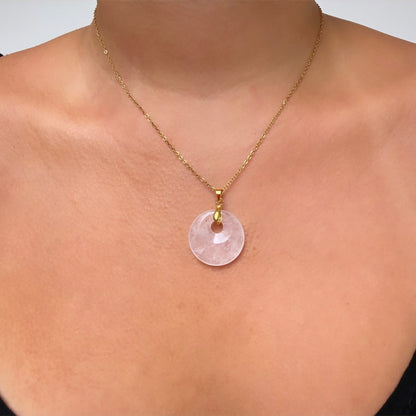 Circee Rose Quartz Necklace