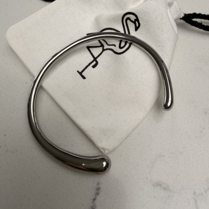 Black Flamingo - Siren Bracelet - Silver