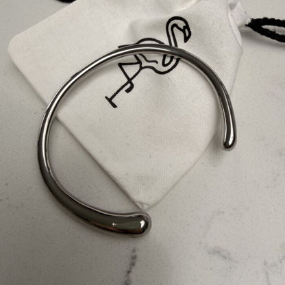Black Flamingo - Siren Bracelet - Silver