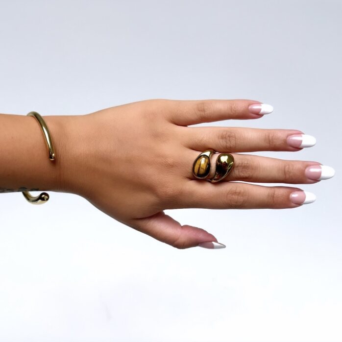 Black Flamingo - Tiger Ring