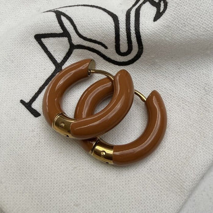 Black Flamingo - Ennie Hoops - Coffee